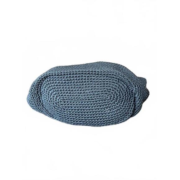 The Sak Blue Crochet Women's Handbag with Braided Handle - Picture 4 of 5